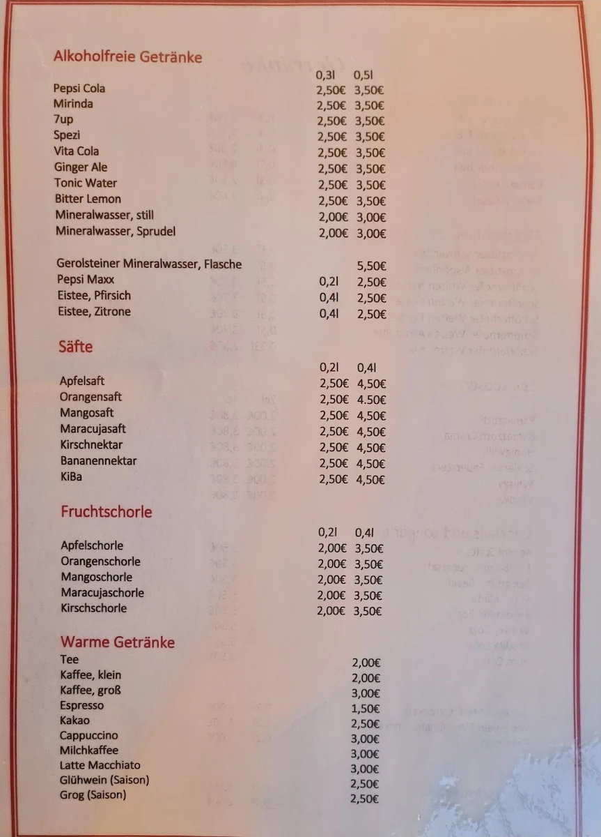Speisekarte photo 3