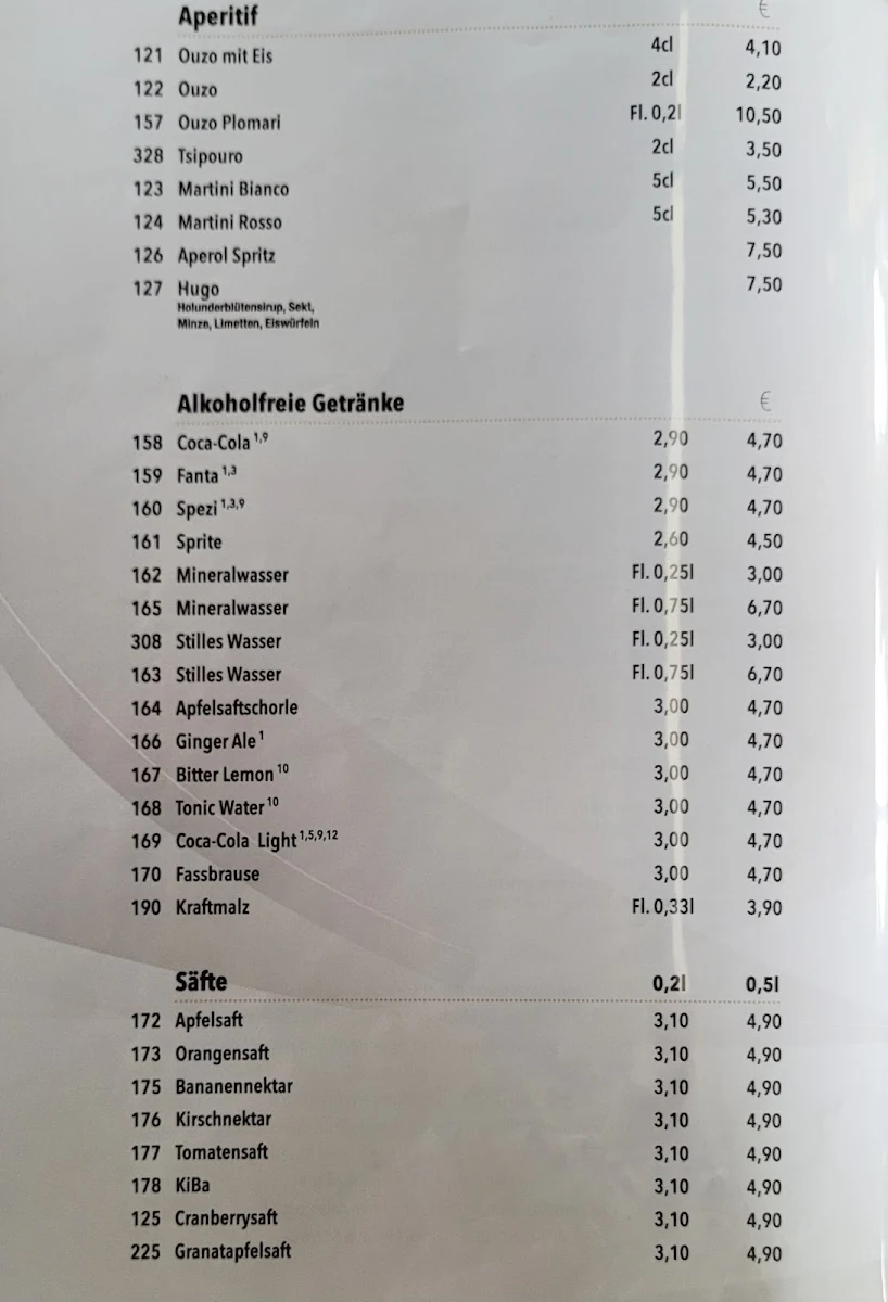 Speisekarte photo 3
