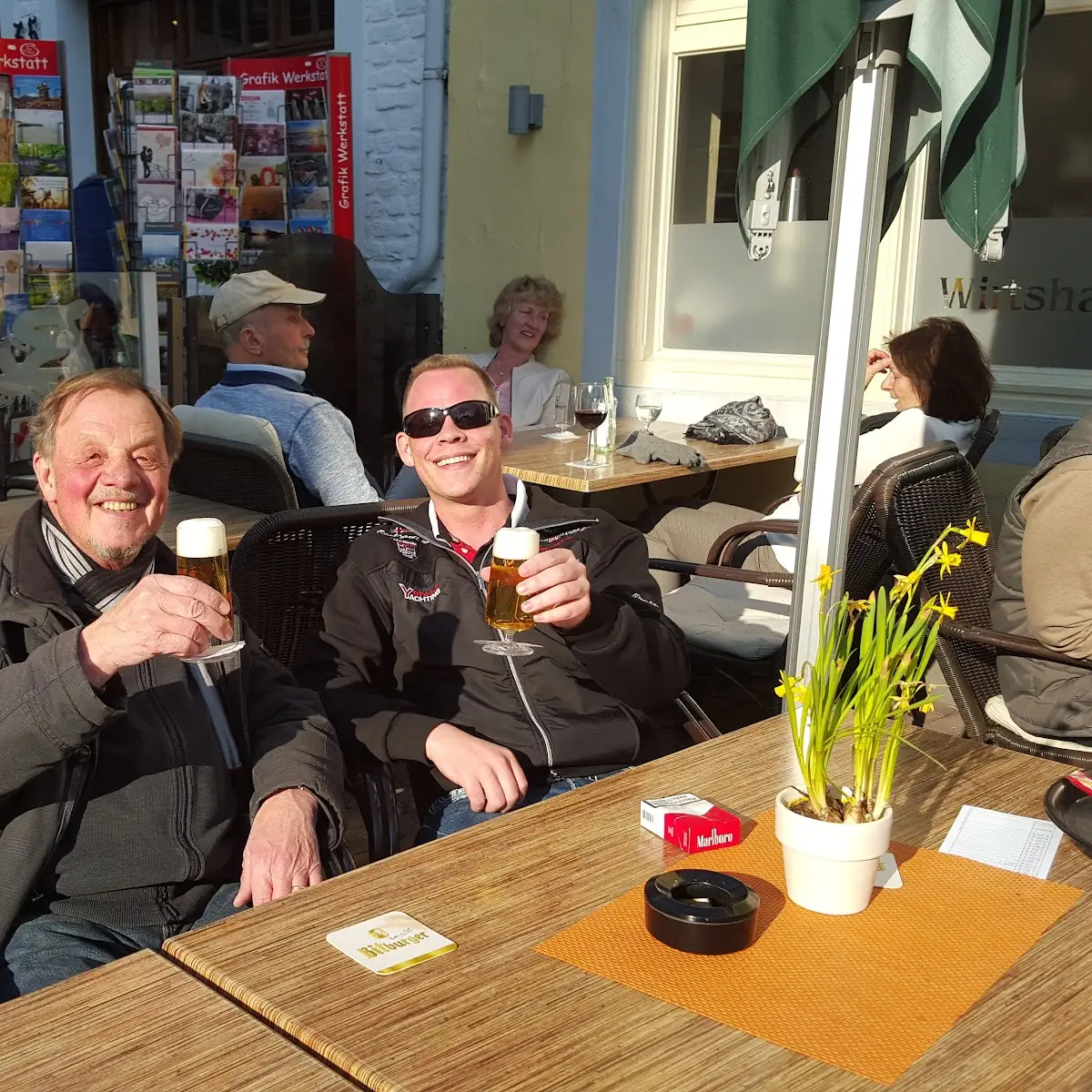 Atmosphäre, Wirtshaus Burghof Brüggen