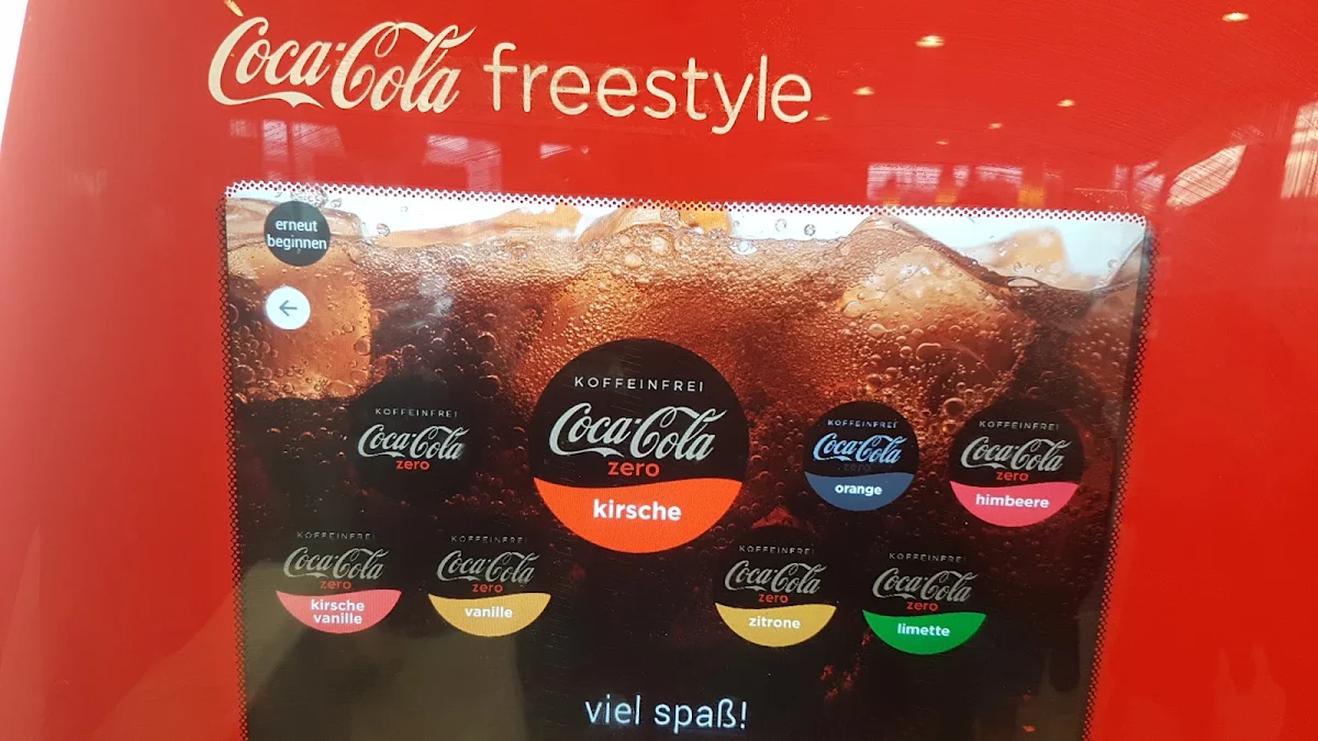 Speisekarte, Burger King Kamen