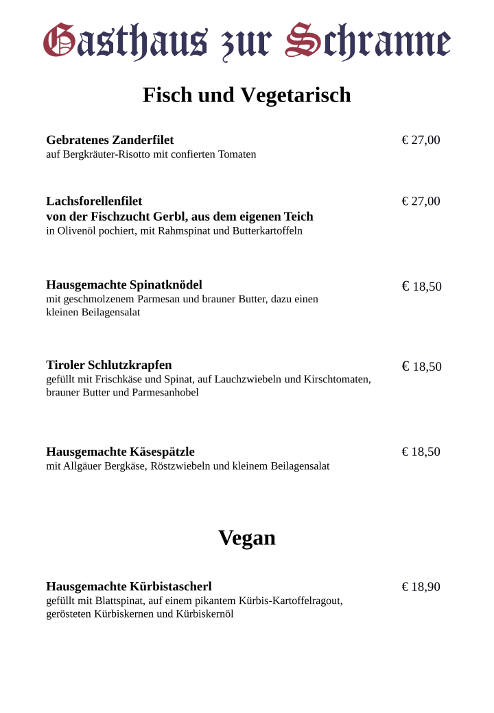 Speisekarte photo 10