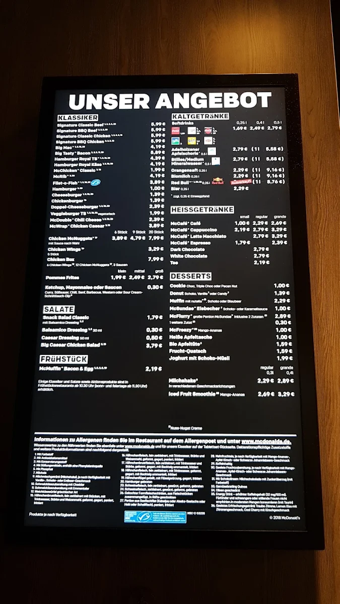 Speisekarte photo 1
