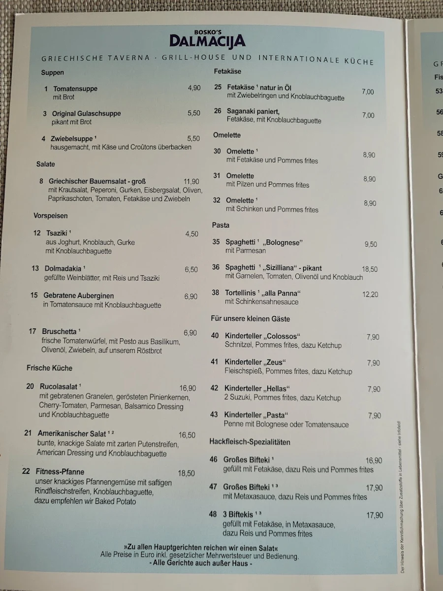 Speisekarte photo 3