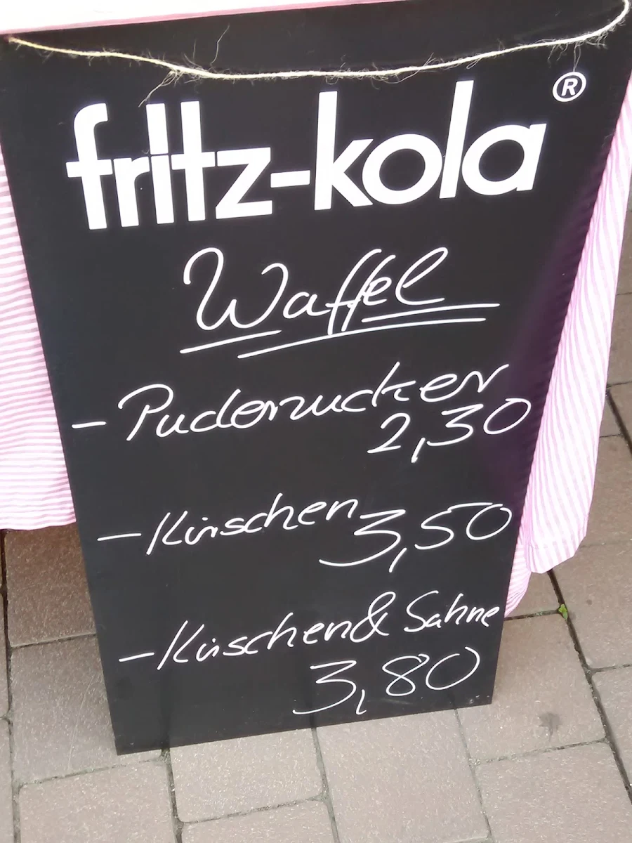 Speisekarte, Kleines Waffelhaus