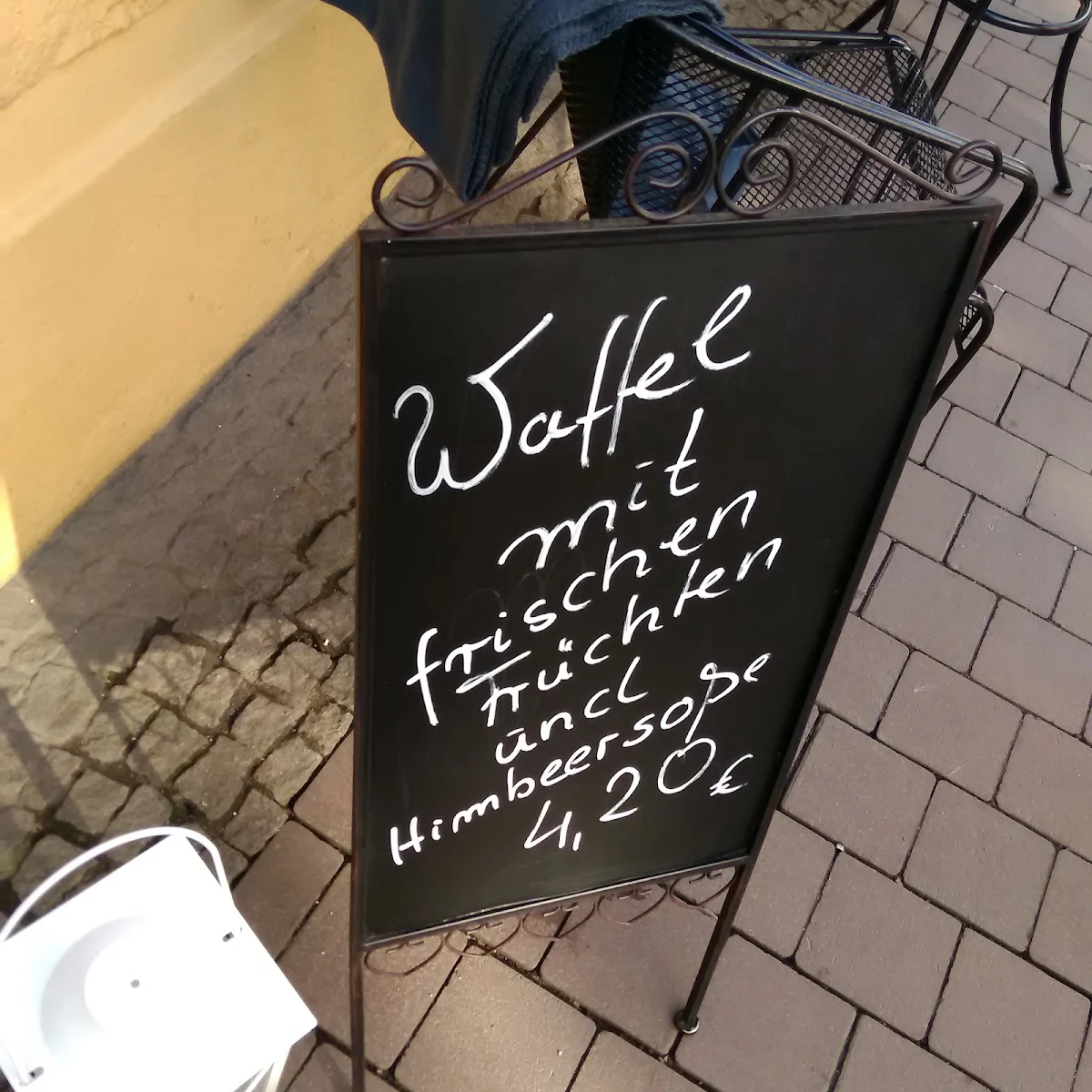 Speisekarte, Kleines Waffelhaus