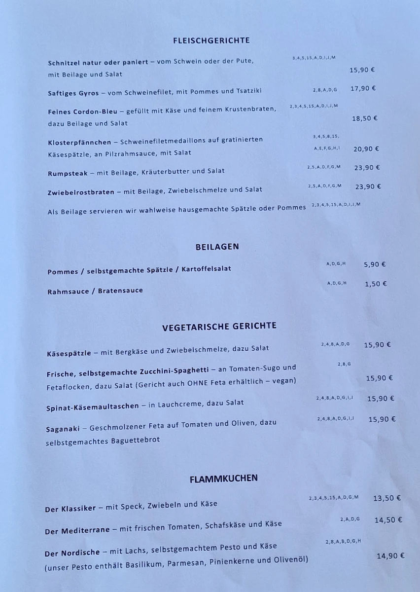 Speisekarte photo 5