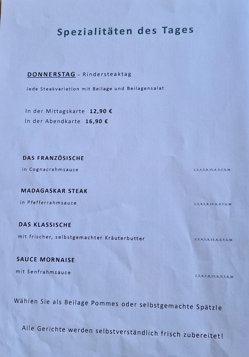 Speisekarte photo 7