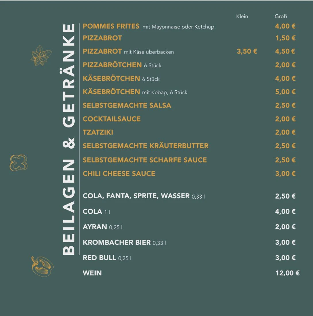 Speisekarte photo 5