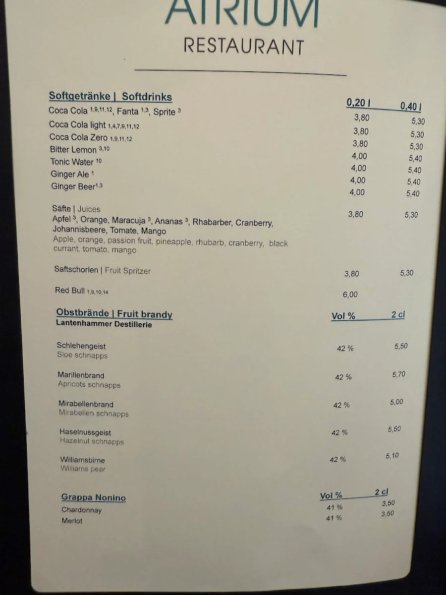 Speisekarte photo 3