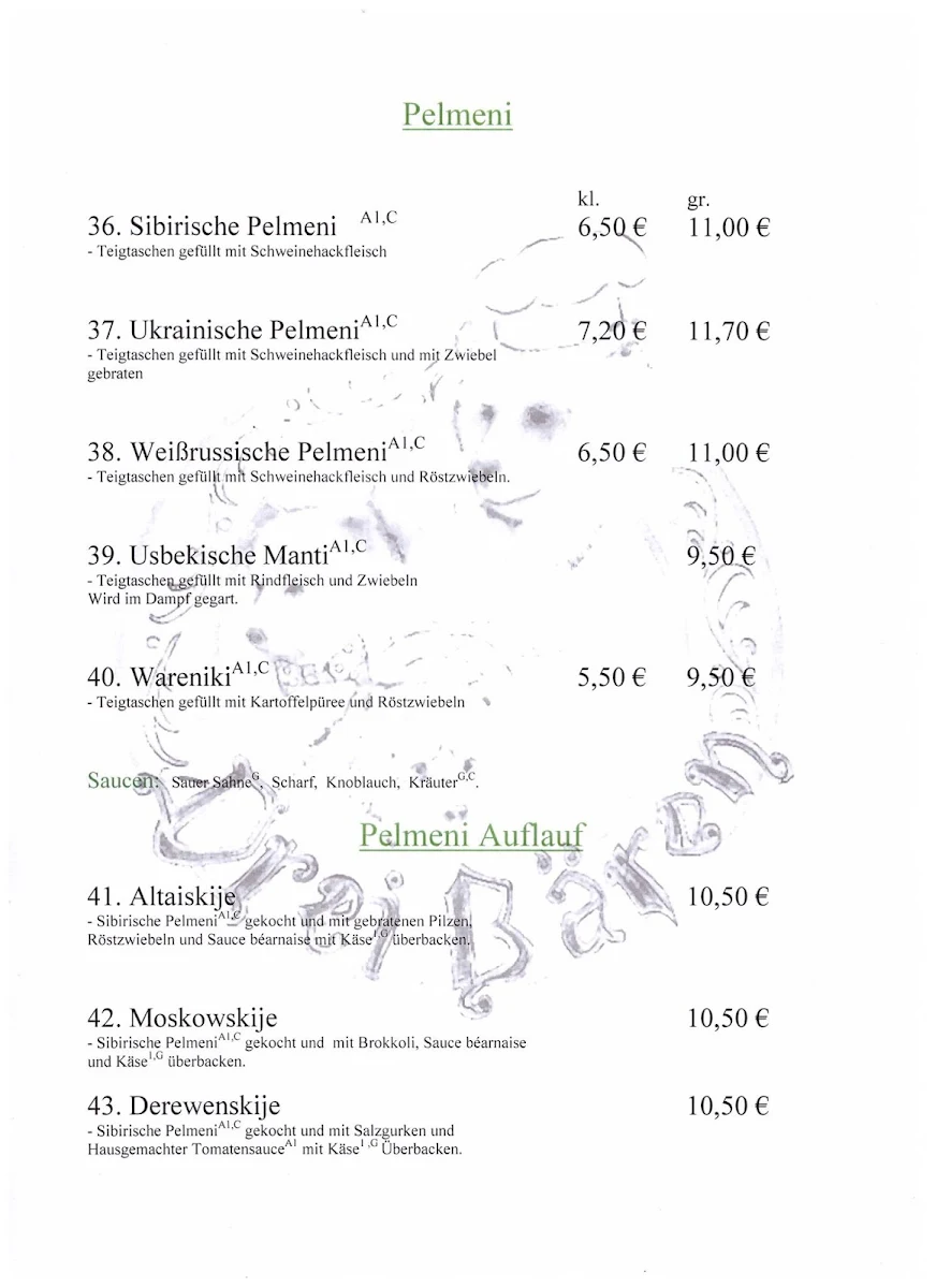 Speisekarte photo 3