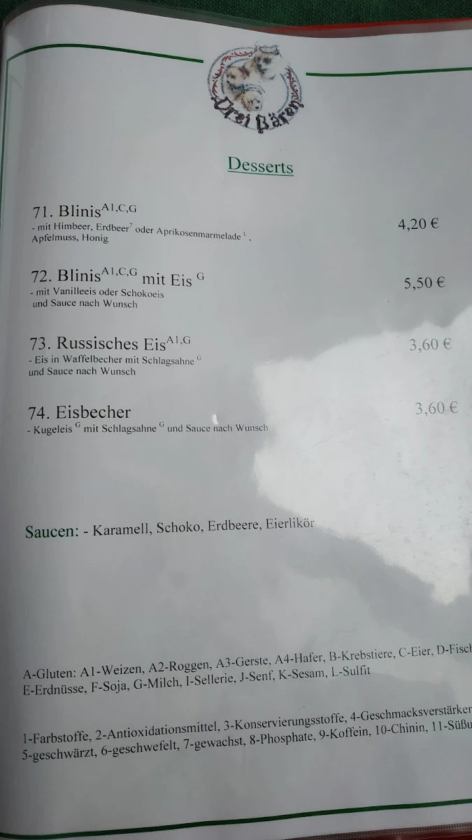 Speisekarte photo 8