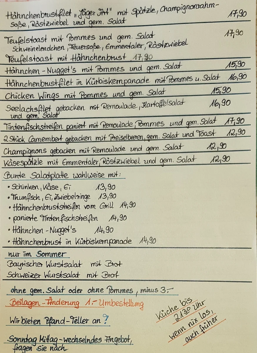 Speisekarte photo 1