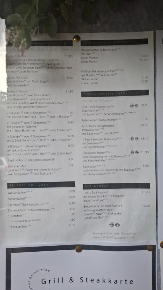 Speisekarte photo 3