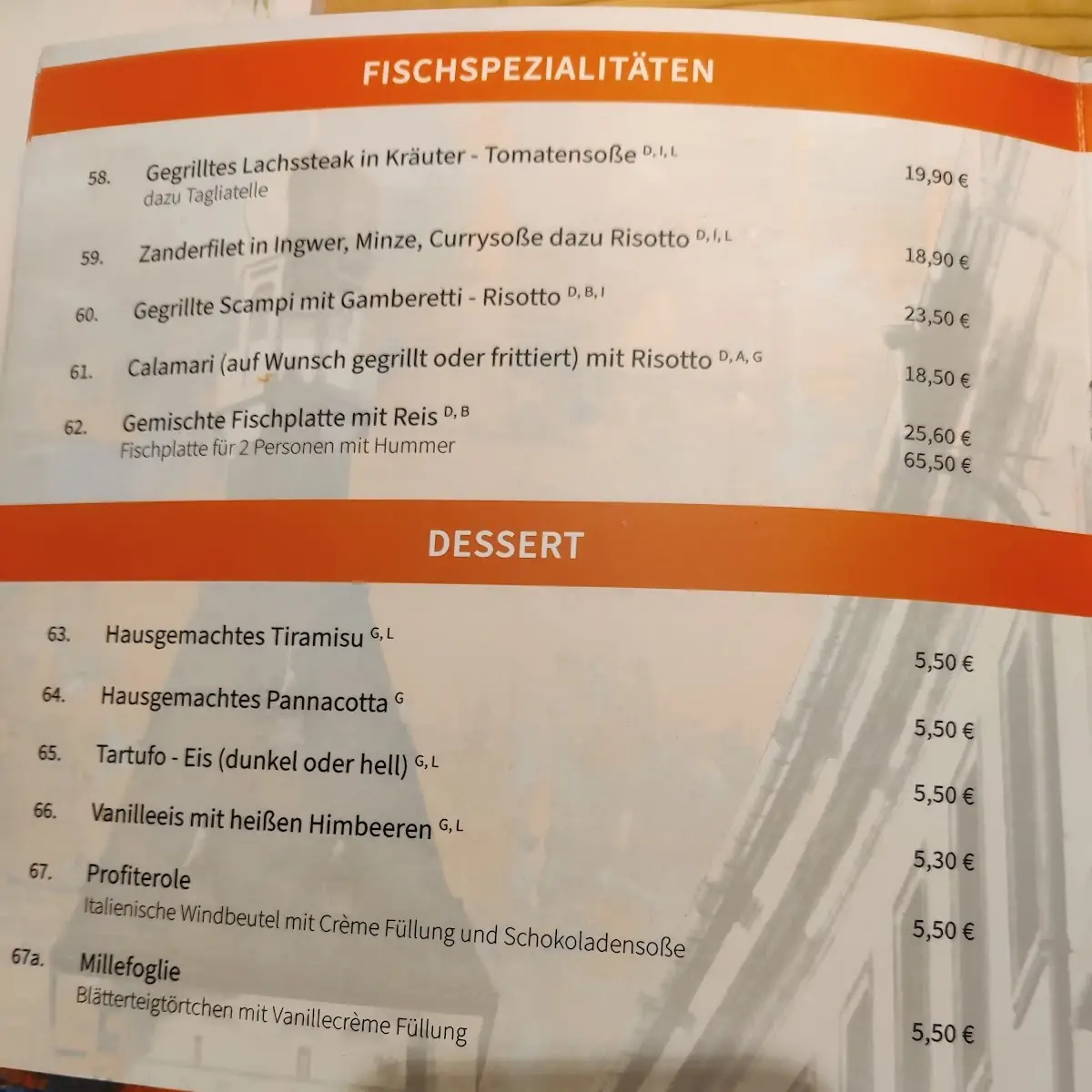 Speisekarte photo 8