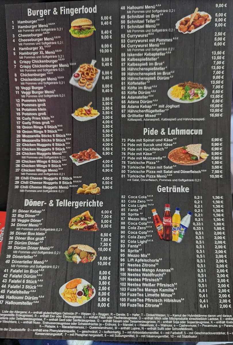 Speisekarte photo 1