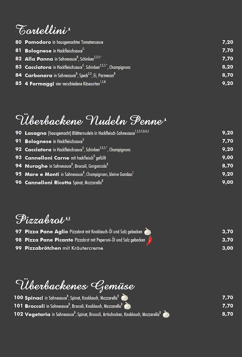 Speisekarte photo 2