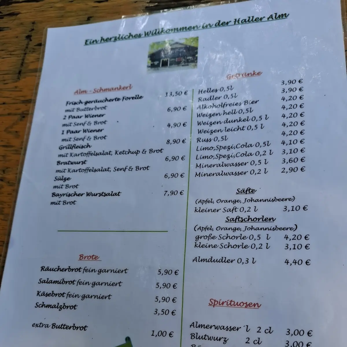 Speisekarte photo 3