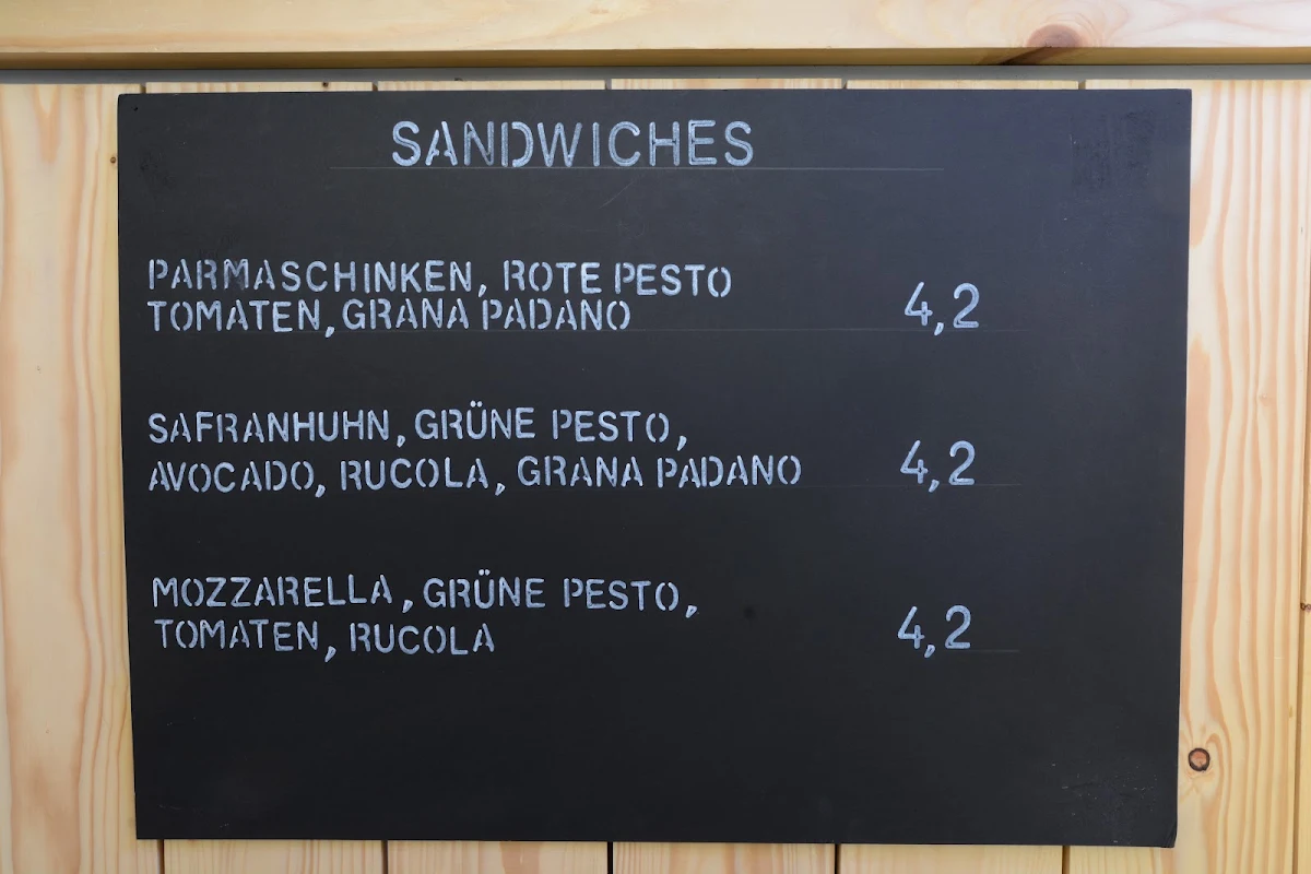 Speisekarte, Public Coffee Roasters - Wexstrasse