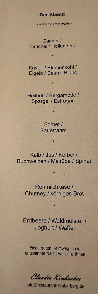 Speisekarte photo 1