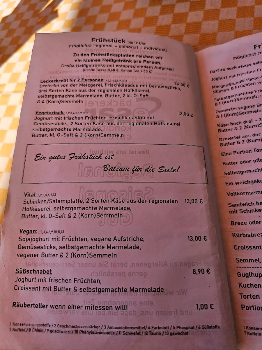 Speisekarte photo 2