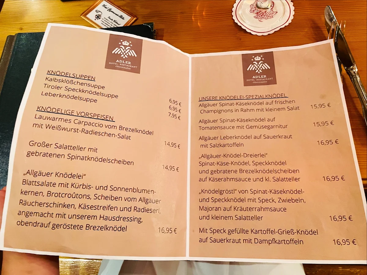 Speisekarte photo 2
