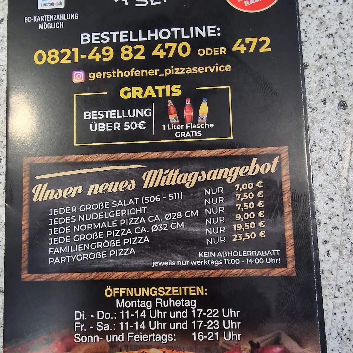 Speisekarte photo 2