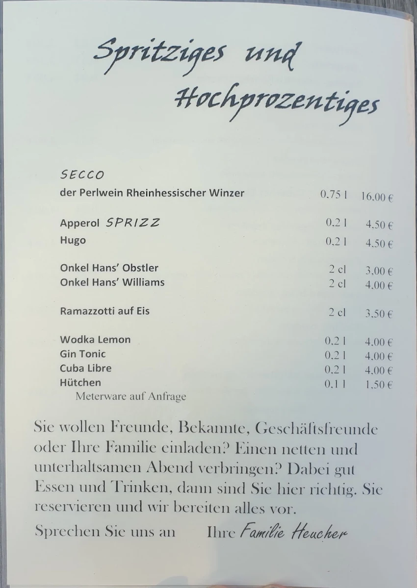 Speisekarte photo 6