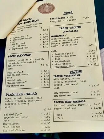 Speisekarte, Picknick Café City