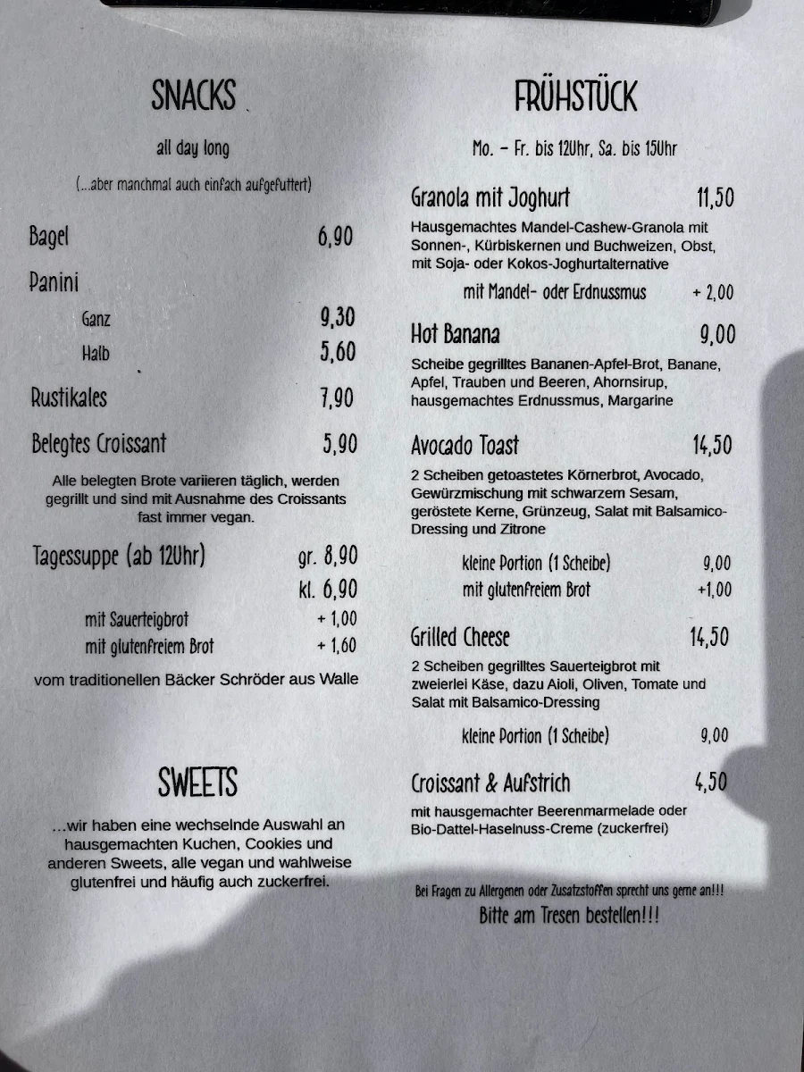 Speisekarte photo 1