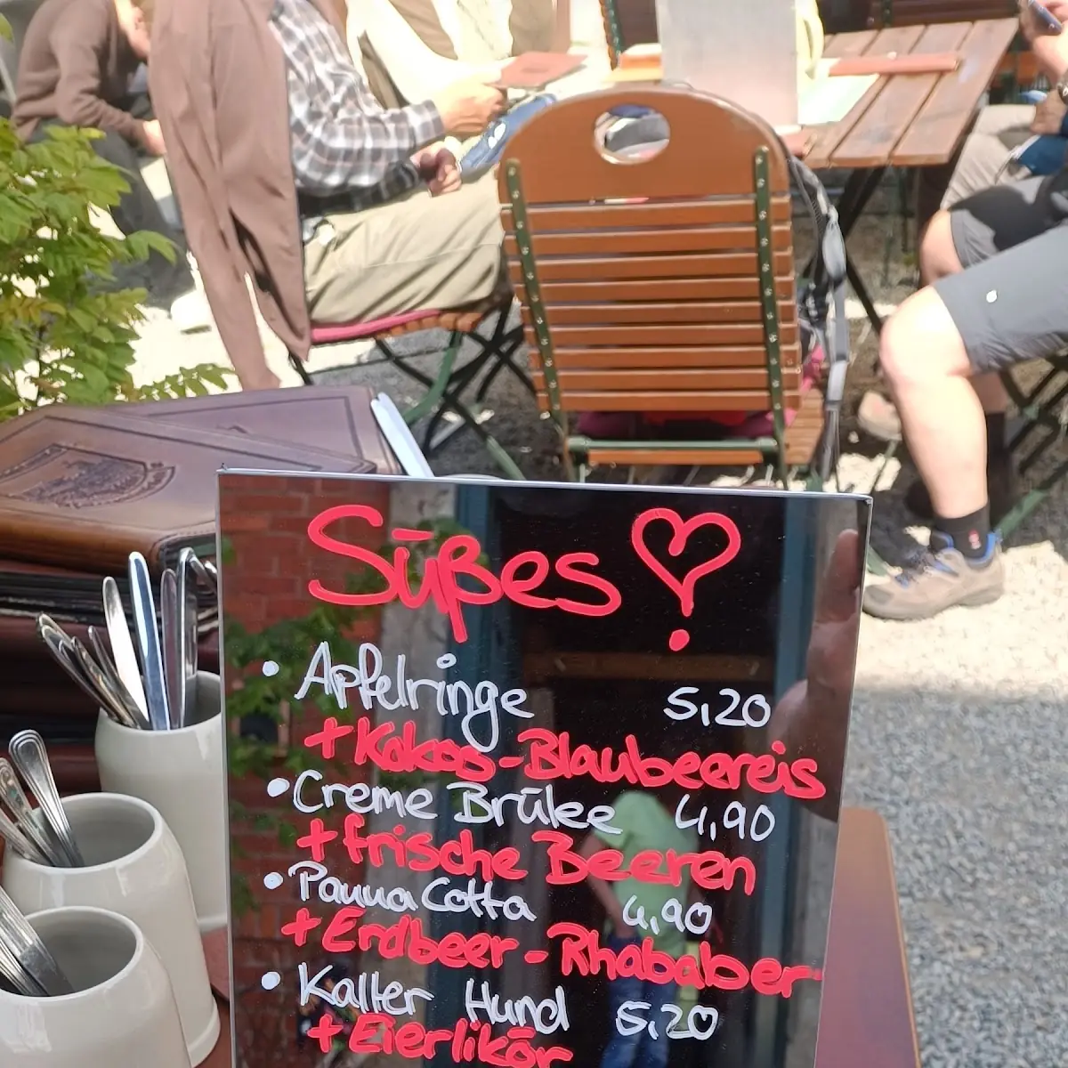 Speisekarte, Naturresort Bieleboh