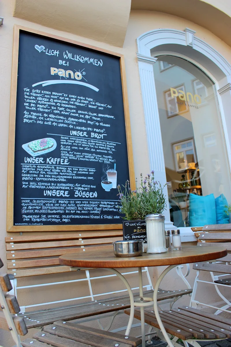 Speisekarte, PANO - Brot & Kaffee