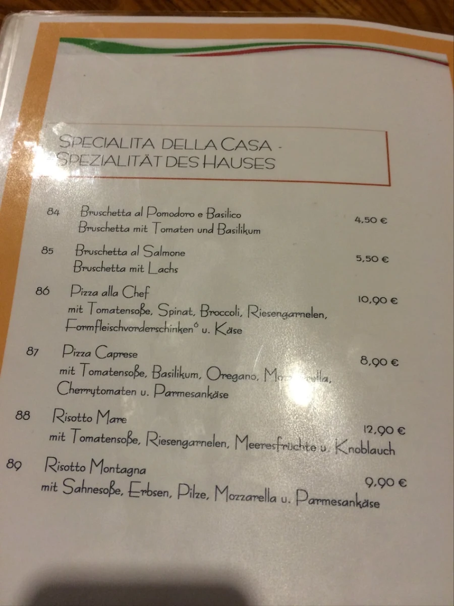 Speisekarte photo 8