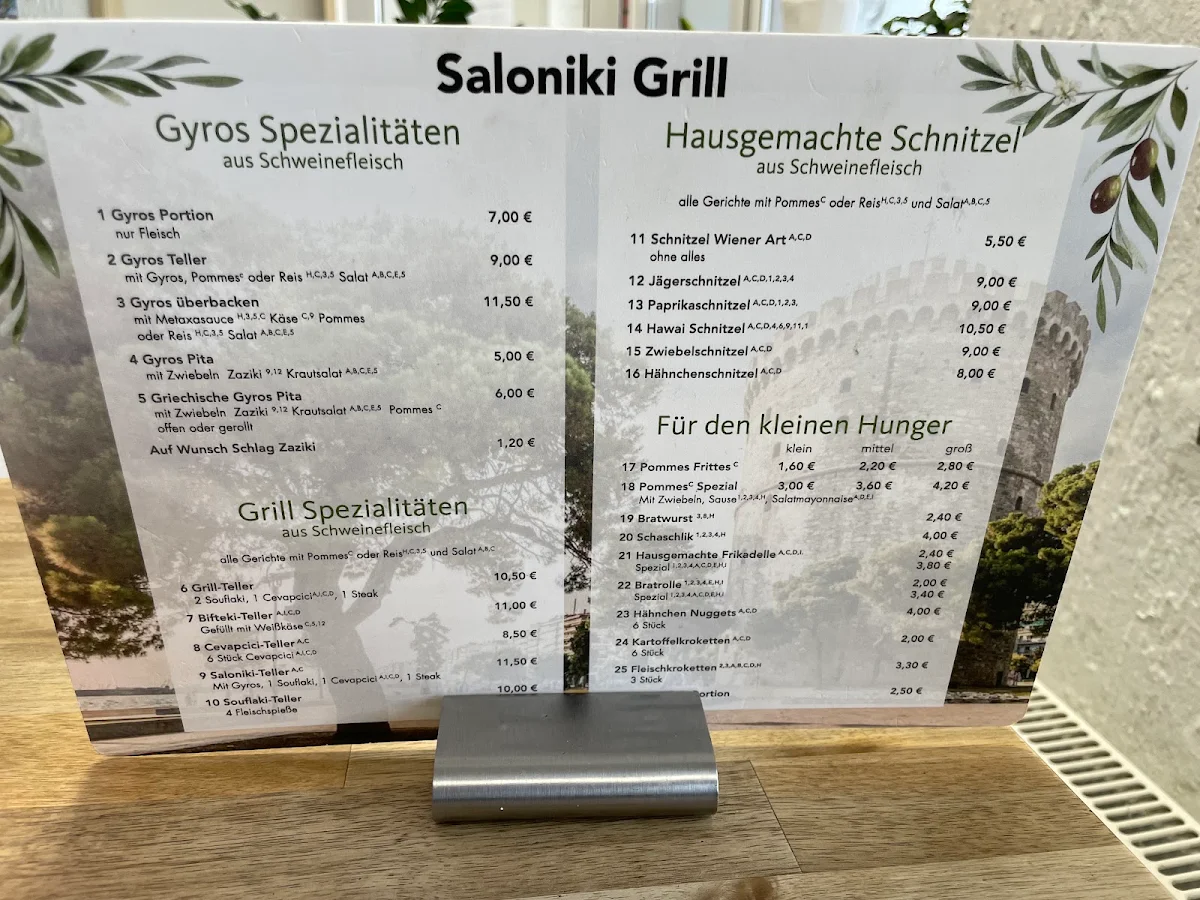 Speisekarte photo 1