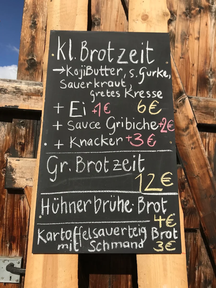 Speisekarte, Wassermühle Nebeltal - Café & Museum