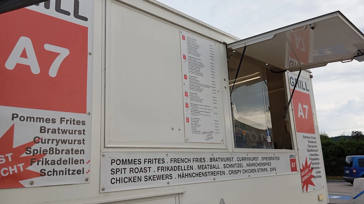 Speisekarte, Grill A7