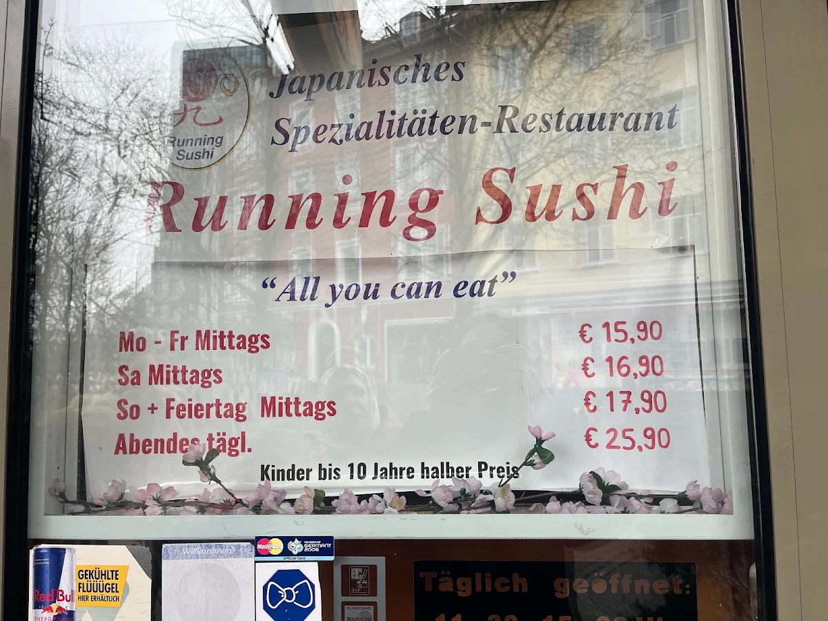 Speisekarte, Kyoto Running Sushi