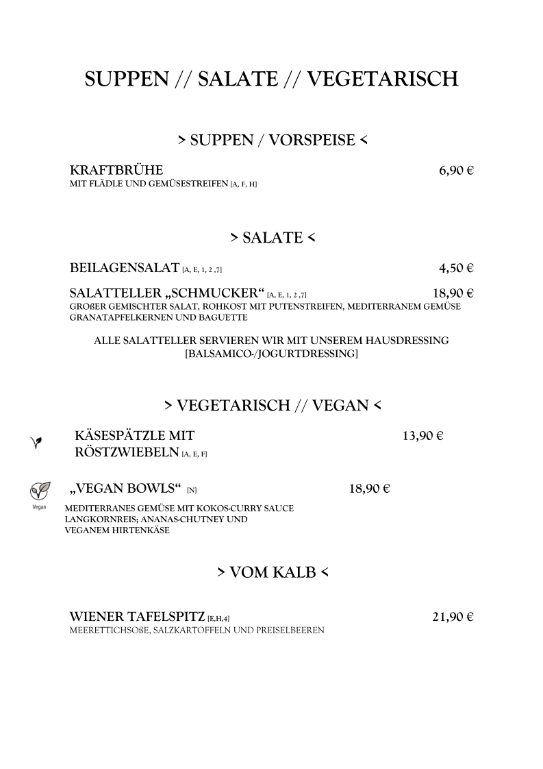 Speisekarte photo 3