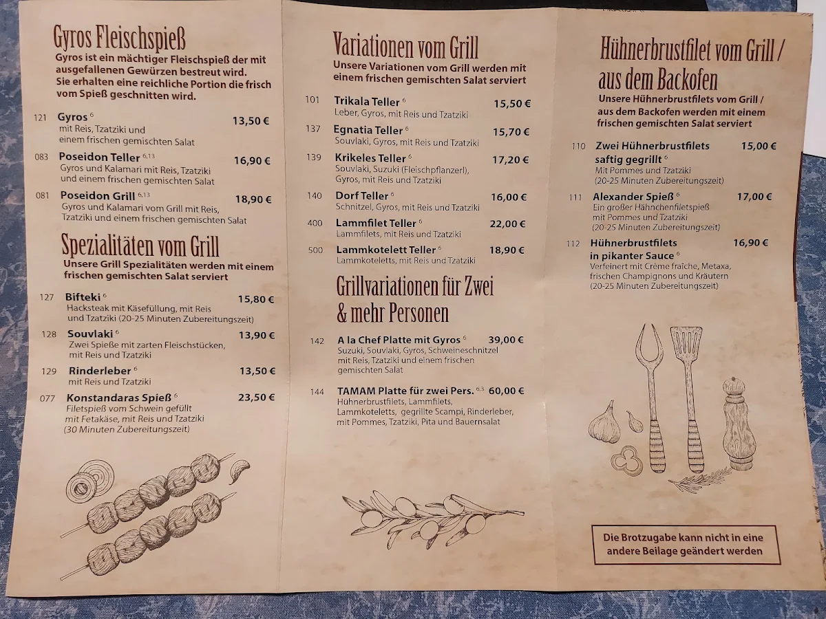 Speisekarte photo 2