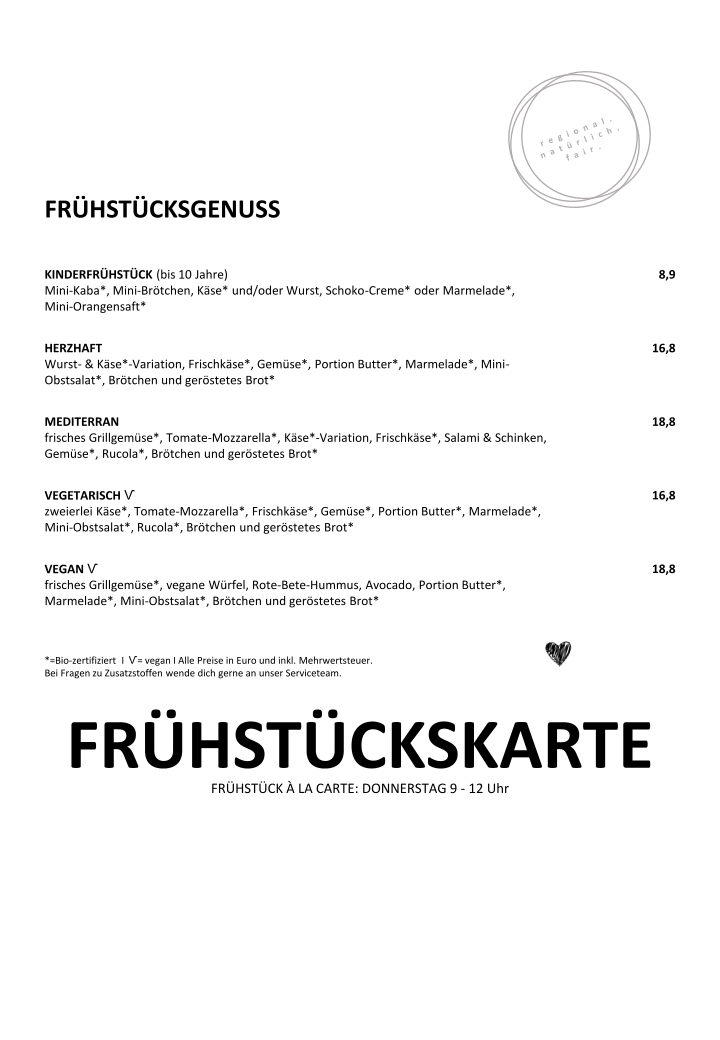 Speisekarte photo 1