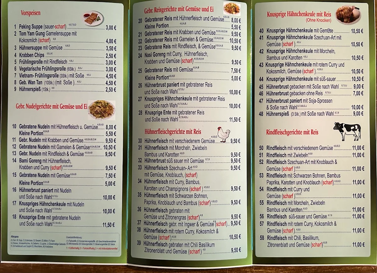 Speisekarte photo 2