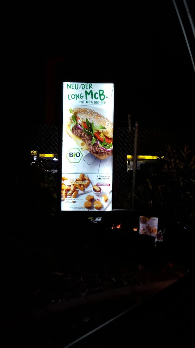 Speisekarte, McDonald's