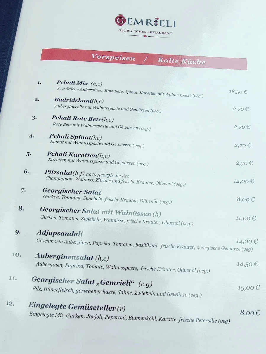 Speisekarte photo 3