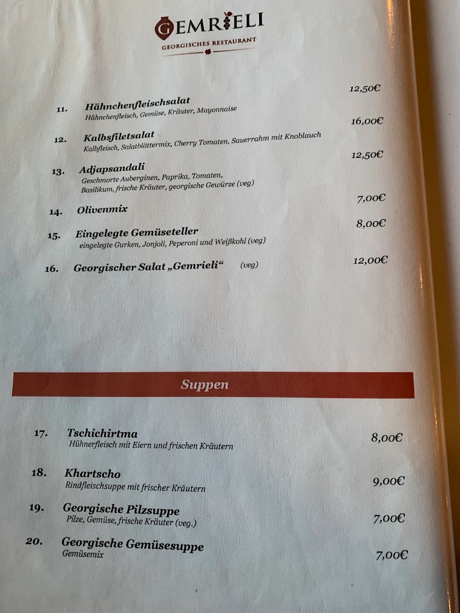 Speisekarte photo 8