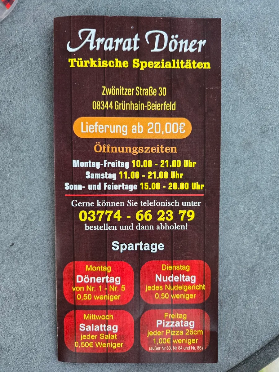 Speisekarte photo 2