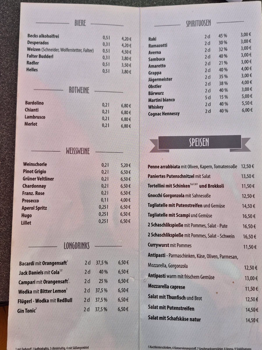 Speisekarte photo 1