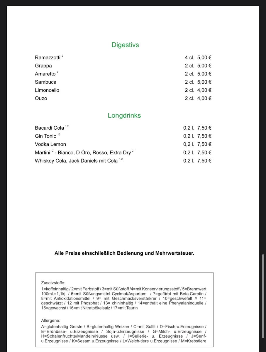 Speisekarte photo 3