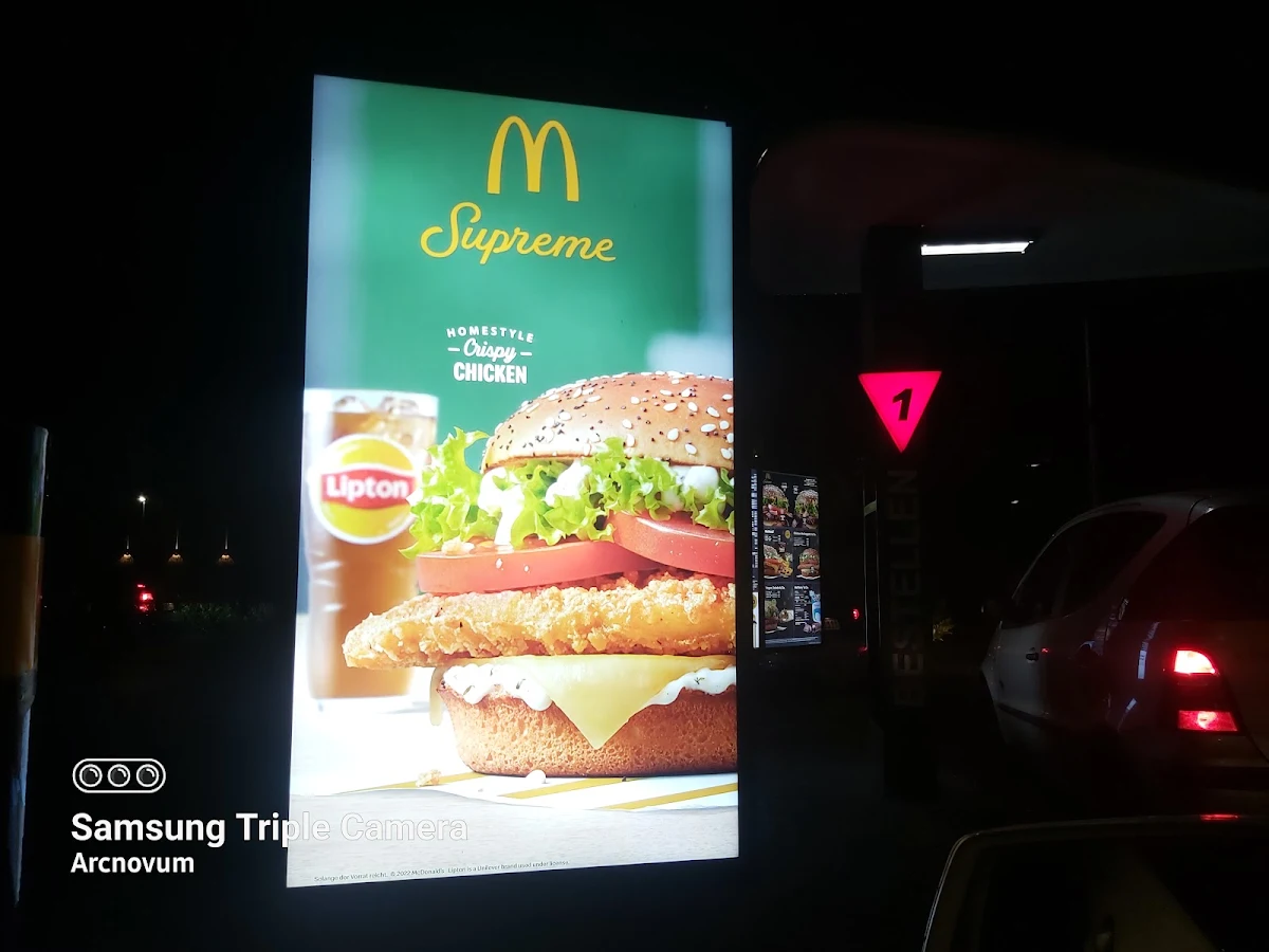 Speisekarte, McDonald's