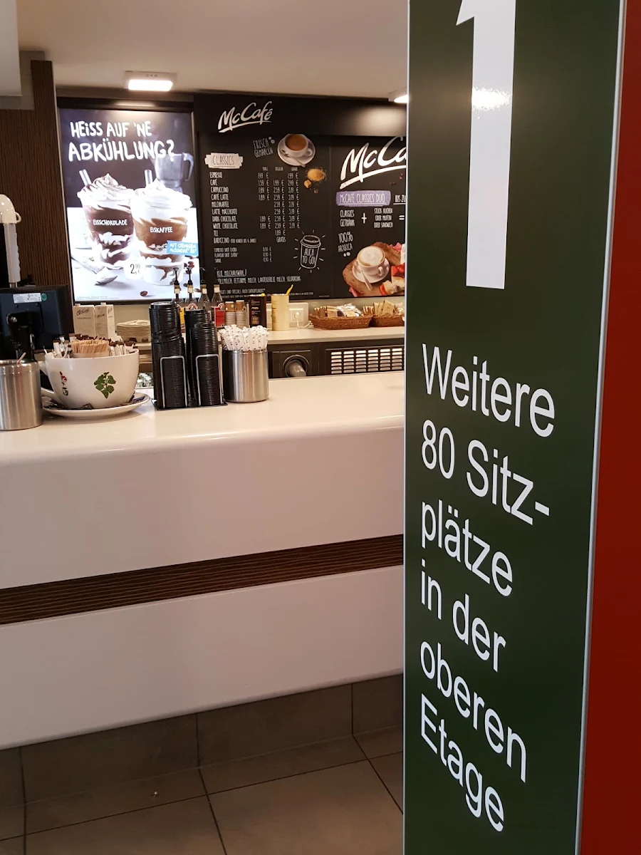 Speisekarte, McDonald's
