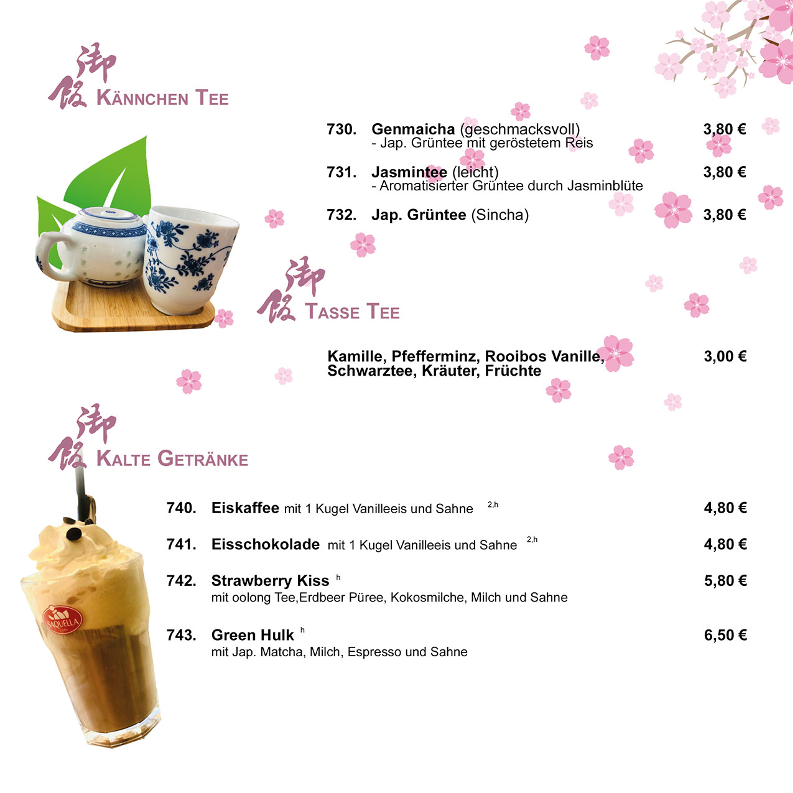 Speisekarte, GOHAN Ramen & Asianfusion, Hausmannskost aus China, Ulm