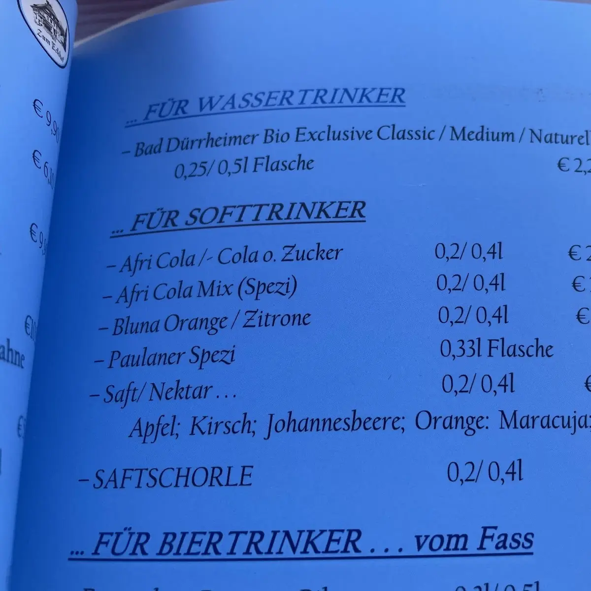 Speisekarte photo 6
